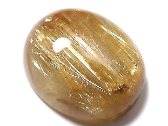 [Video][One of a kind] High Quality Rutilated Quartz AAA Cabochon 1pc NO.37