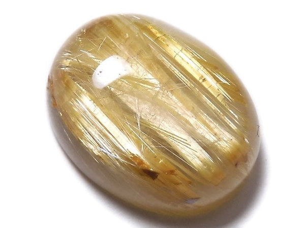 [Video][One of a kind] High Quality Rutilated Quartz AAA Cabochon 1pc NO.40