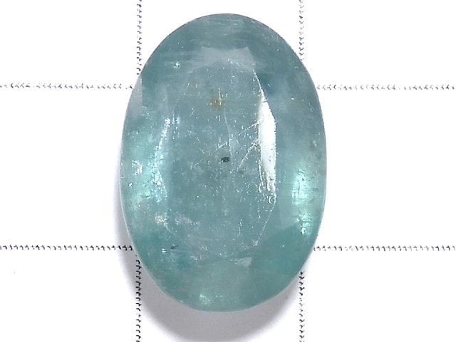[Video][One of a kind] Aqua Kyanite AAA- Loose stone Faceted 1pc NO.31