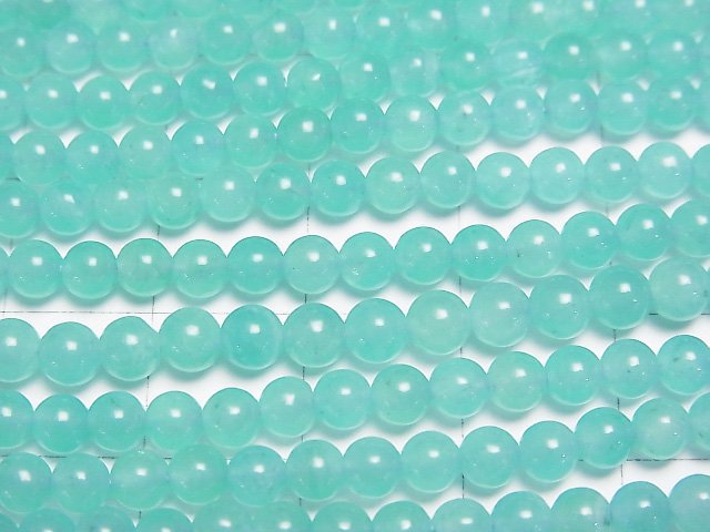 [Video] Amazonite AAA- Round 4mm 1strand beads (aprx.15inch/37cm)
