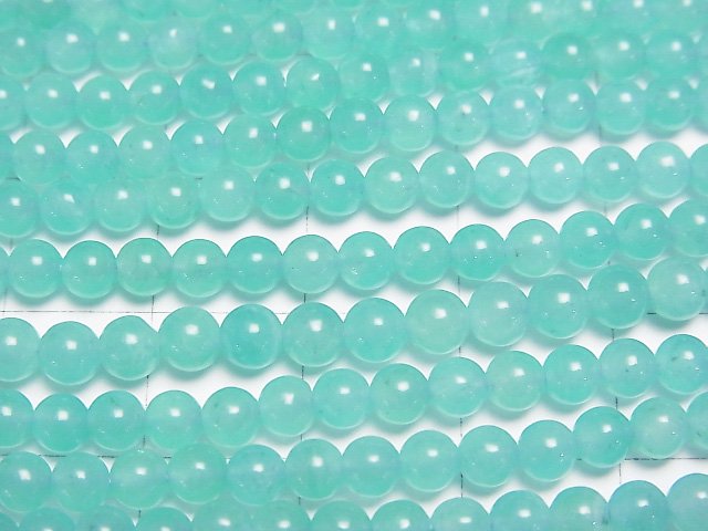 [Video] Amazonite AAA- Round 4mm 1strand beads (aprx.15inch/37cm)