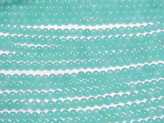 [Video] Amazonite AAA- Round 4mm 1strand beads (aprx.15inch/37cm)