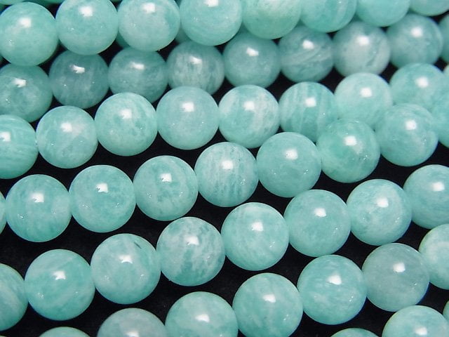 [Video] Brazilian Amazonite AA++ Round 6mm 1strand beads (aprx.15inch/37cm)