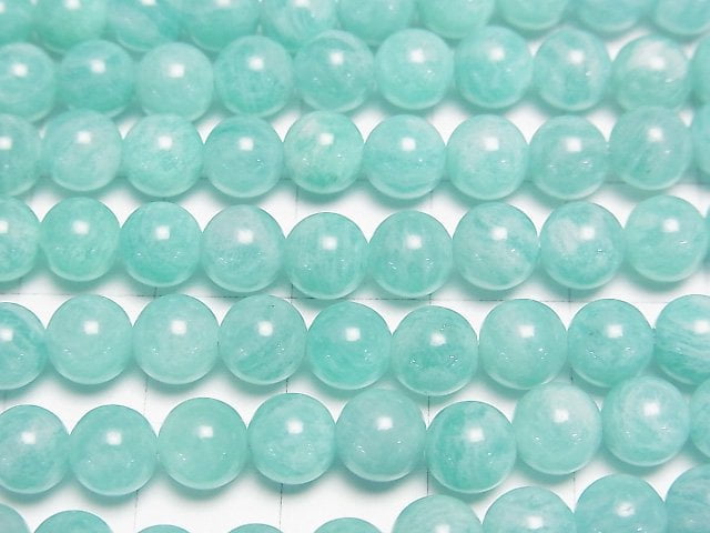 [Video] Brazilian Amazonite AA++ Round 6mm 1strand beads (aprx.15inch/37cm)