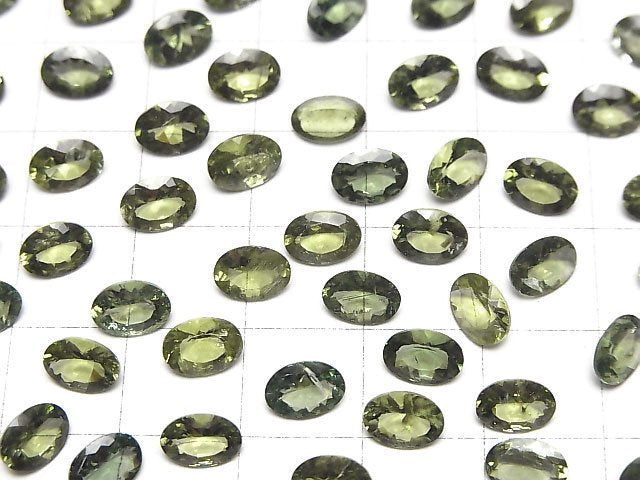 [Video]High Quality Green Apatite AAA- Loose stone Oval Faceted 7x5mm 2pcs