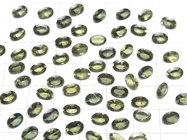 [Video]High Quality Green Apatite AAA- Loose stone Oval Faceted 7x5mm 2pcs