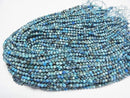 [Video]High Quality! Blue Opal Faceted Round 4mm 1strand beads (aprx.15inch/37cm)