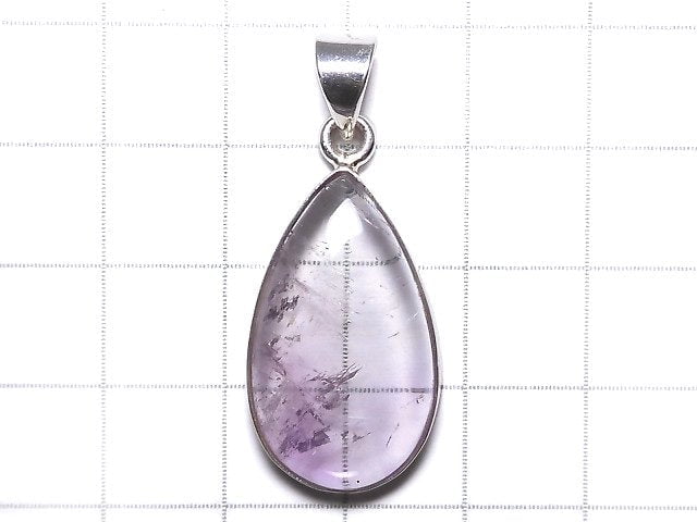 [Video][One of a kind] High Quality Bi-color Amethyst AAA- Pendant Silver925 NO.57