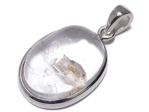 [Video][One of a kind] Crystal in Quartz Pendant Silver925 NO.46