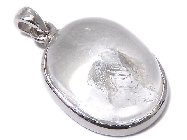 [Video][One of a kind] Crystal in Quartz Pendant Silver925 NO.49