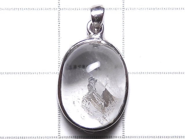 [Video][One of a kind] Crystal in Quartz Pendant Silver925 NO.49