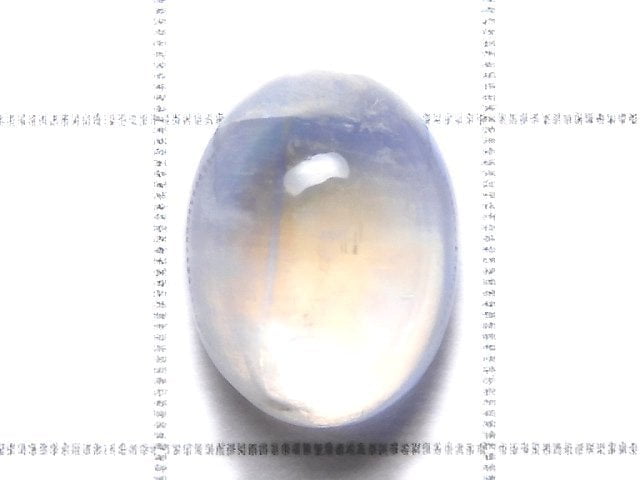 [Video][One of a kind] High Quality Rainbow Moonstone AAA Cabochon 1pc NO.103