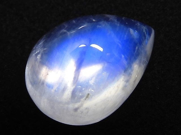 [Video][One of a kind] High Quality Rainbow Moonstone AAA Cabochon 1pc NO.104