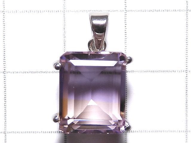 [Video][One of a kind] High Quality Ametrine AAA Faceted Pendant Silver925 NO.78