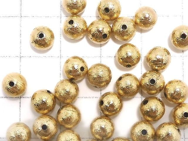 [Video] Meteorite (Altai meteorite) Yellow Gold Round 6mm 1pc