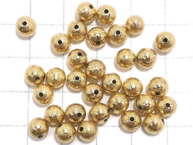 [Video] Meteorite (Altai meteorite) Yellow Gold Round 6mm 1pc