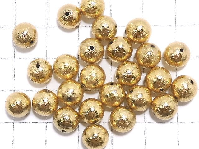 [Video]Meteorite (Altai meteorite) Yellow Gold Round 8mm 1pc