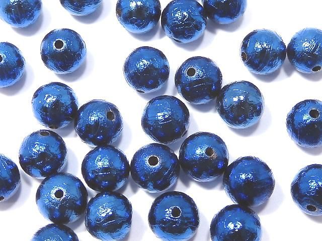 [Video] Meteorite (Altai meteorite) Blue Round 6mm 1pc