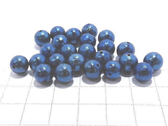 [Video]Meteorite (Altai meteorite) Blue Round 8mm 1pc