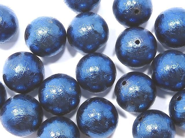 [Video] Meteorite (Altai meteorite) Blue Round 10mm 1pc