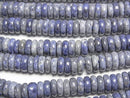 [Video] Blue Sponge Coral Rondelle 6x6x2mm 1strand beads (aprx.15inch/37cm)