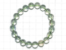[Video][One of a kind] High Quality Green Sunstone Round 9.5mm Bracelet NO.33