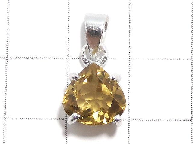 [Video][One of a kind] High Quality Beer Crystal Quartz AAA Pendant Silver925 NO.21