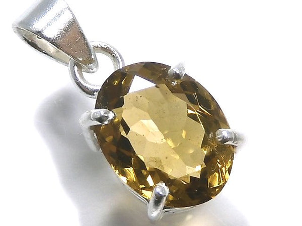 [Video][One of a kind] High Quality Beer Crystal Quartz AAA Pendant Silver925 NO.23