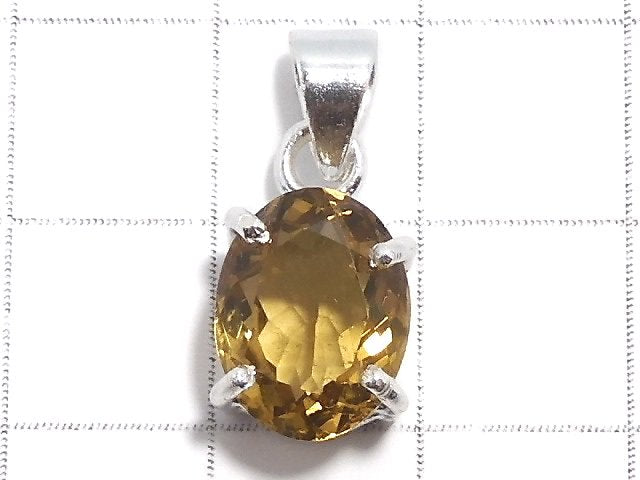 [Video][One of a kind] High Quality Beer Crystal Quartz AAA Pendant Silver925 NO.23