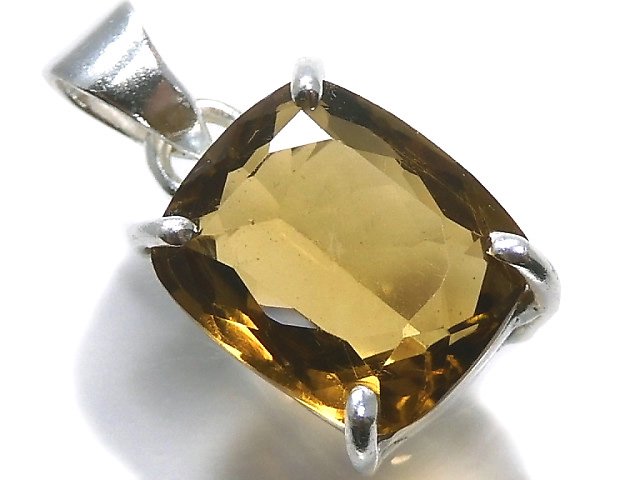 [Video][One of a kind] High Quality Beer Crystal Quartz AAA Pendant Silver925 NO.26