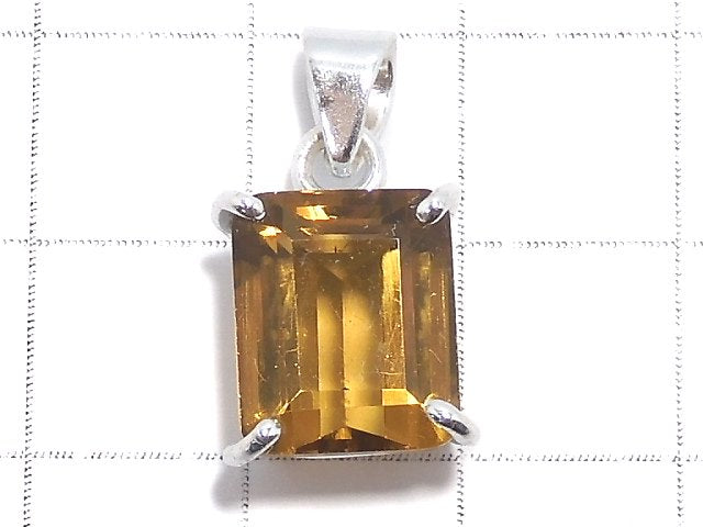 [Video][One of a kind] High Quality Beer Crystal Quartz AAA Pendant Silver925 NO.28