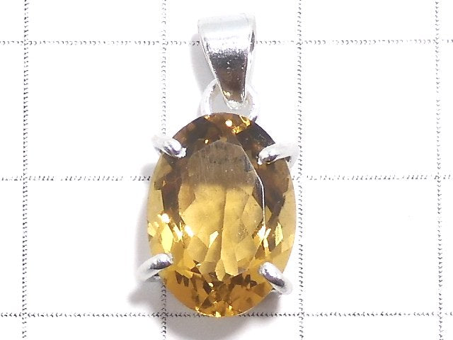 [Video][One of a kind] High Quality Beer Crystal Quartz AAA Pendant Silver925 NO.29