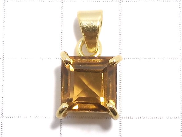 [Video][One of a kind] High Quality Beer Crystal Quartz AAA Pendant 18KGP NO.31