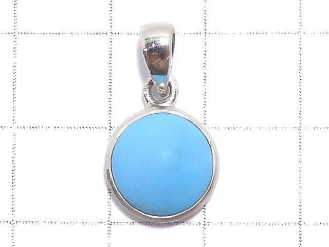 [Video][One of a kind] Kingman Turquoise AAA Pendant Silver925 NO.1