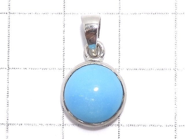 [Video][One of a kind] Kingman Turquoise AAA Pendant Silver925 NO.2