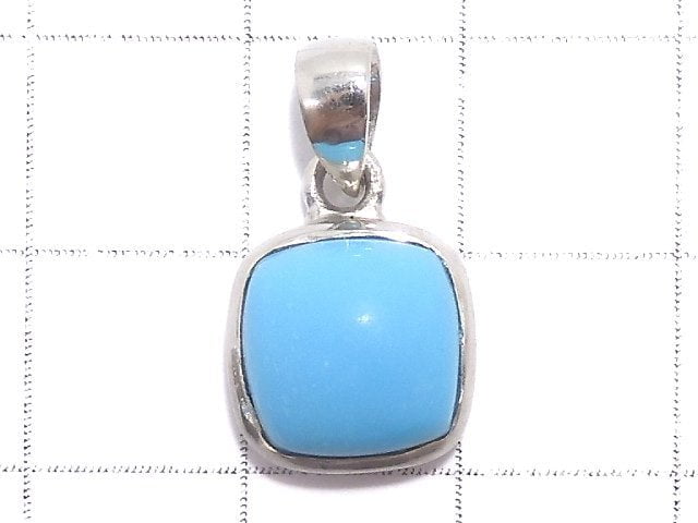 [Video][One of a kind] Kingman Turquoise AAA Pendant Silver925 NO.3