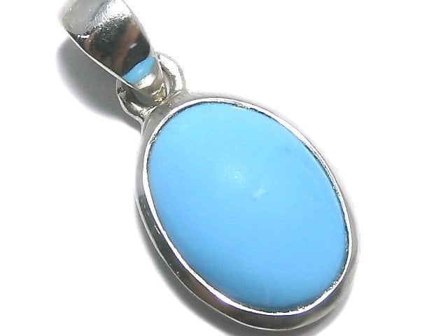 [Video][One of a kind] Kingman Turquoise AAA Pendant Silver925 NO.4