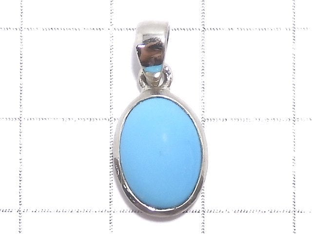 [Video][One of a kind] Kingman Turquoise AAA Pendant Silver925 NO.4