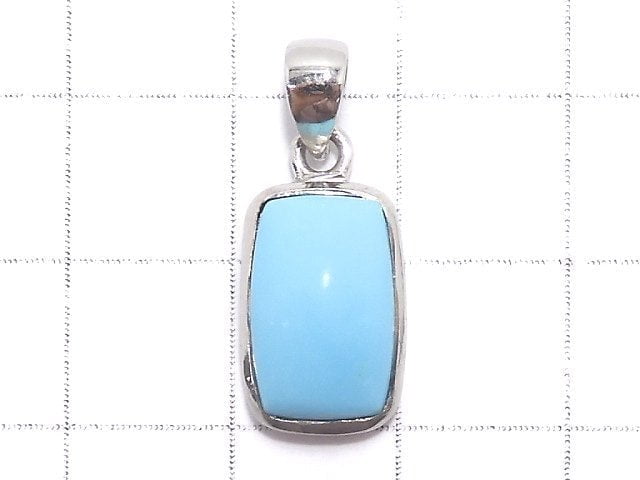 [Video][One of a kind] Kingman Turquoise AAA Pendant Silver925 NO.5