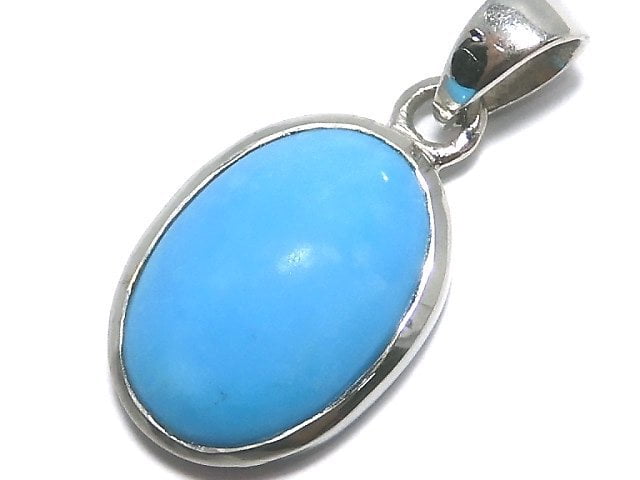 [Video][One of a kind] Kingman Turquoise AAA Pendant Silver925 NO.8