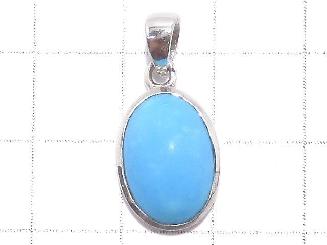 [Video][One of a kind] Kingman Turquoise AAA Pendant Silver925 NO.8