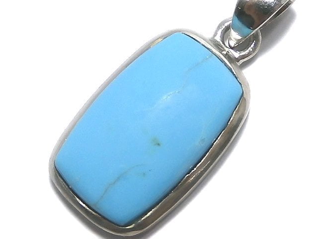 [Video][One of a kind] Kingman Turquoise AAA Pendant Silver925 NO.10