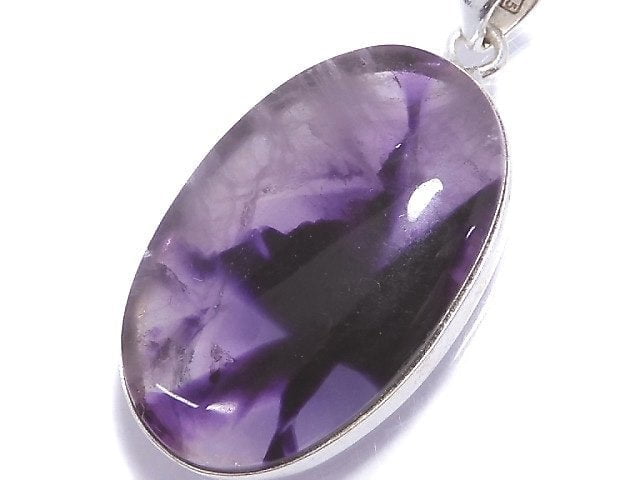 [Video][One of a kind] Trapiche Amethyst Pendant Silver925 NO.50