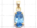 [Video][One of a kind] High Quality Swiss Blue Topaz AAA Pendant 18KGP NO.58