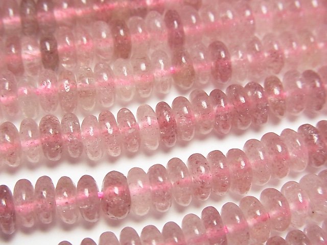 [Video] Pink Epidote AA++ Roundel 6x6x2mm 1strand beads (aprx.15inch/37cm)