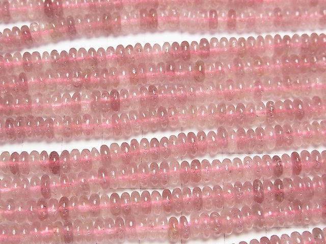 [Video] Pink Epidote AA++ Rondelle 6x6x2mm 1strand beads (aprx.15inch/37cm)