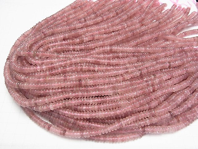 [Video] Pink Epidote AA++ Roundel 6x6x2mm 1strand beads (aprx.15inch/37cm)