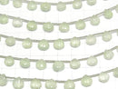[Video]High Quality Prehnite AA++ Carved Chestnut 1strand beads (aprx.6inch/15cm)