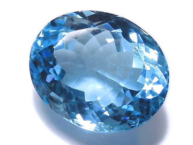 [Video][One of a kind] High Quality Swiss Blue Topaz AAA Loose stone Faceted 1pc NO.101