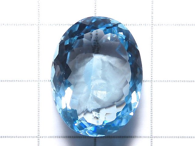 [Video][One of a kind] High Quality Swiss Blue Topaz AAA Loose stone Faceted 1pc NO.106